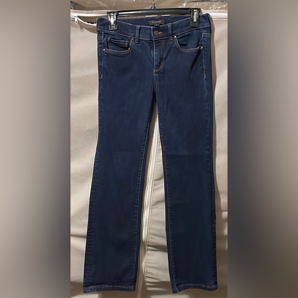 Ann Taylor slim boot blue Jean